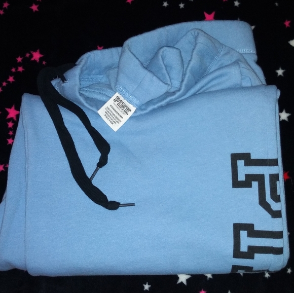 VS Pink Pink Logo Boyfriend Pants NWOT - Picture 3 of 10